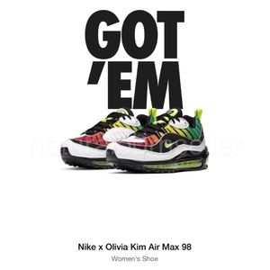 NIB Nike Olivia Kim Air Max 98 Size 11.5W 10M